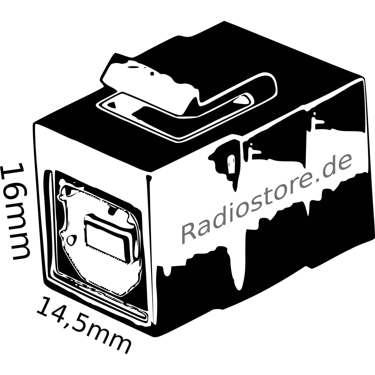 Lyndahl LKK0210-02 Keystone, HDMI 1.4 Adapterkabel, schwarz